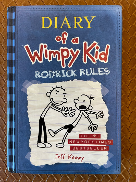 Diary of a Wimpy Kid #2: Rodrick Rules by Jeff Kinney (Hardcover)