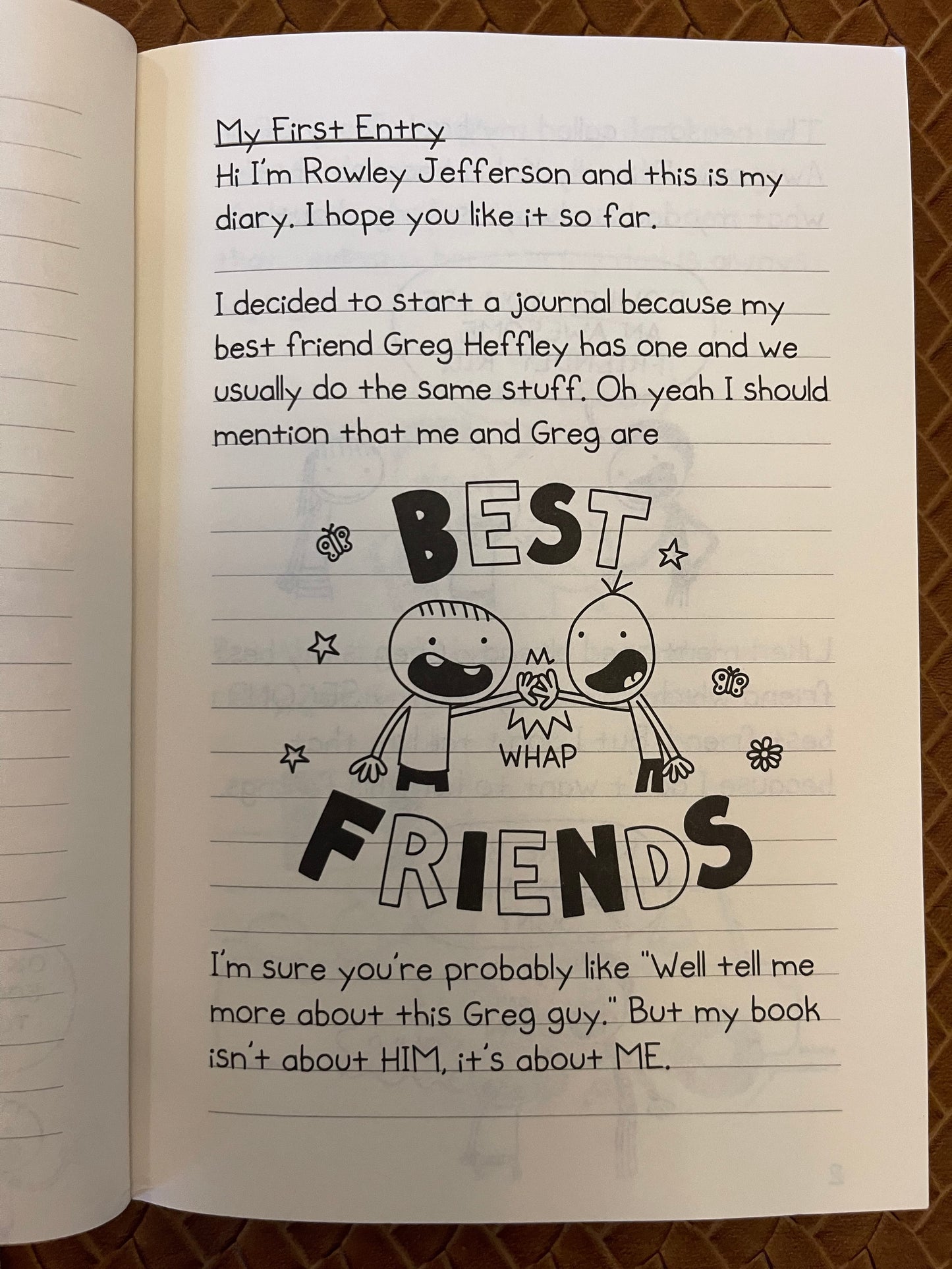 Diary of an Awesome Friendly Kid: Rowley Jefferson's Journal by Jeff Kinney (Paperback)