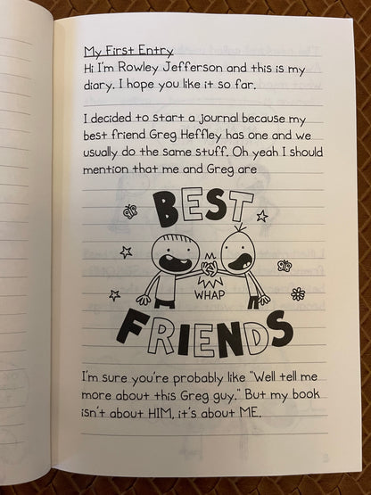 Diary of an Awesome Friendly Kid: Rowley Jefferson's Journal by Jeff Kinney (Paperback)