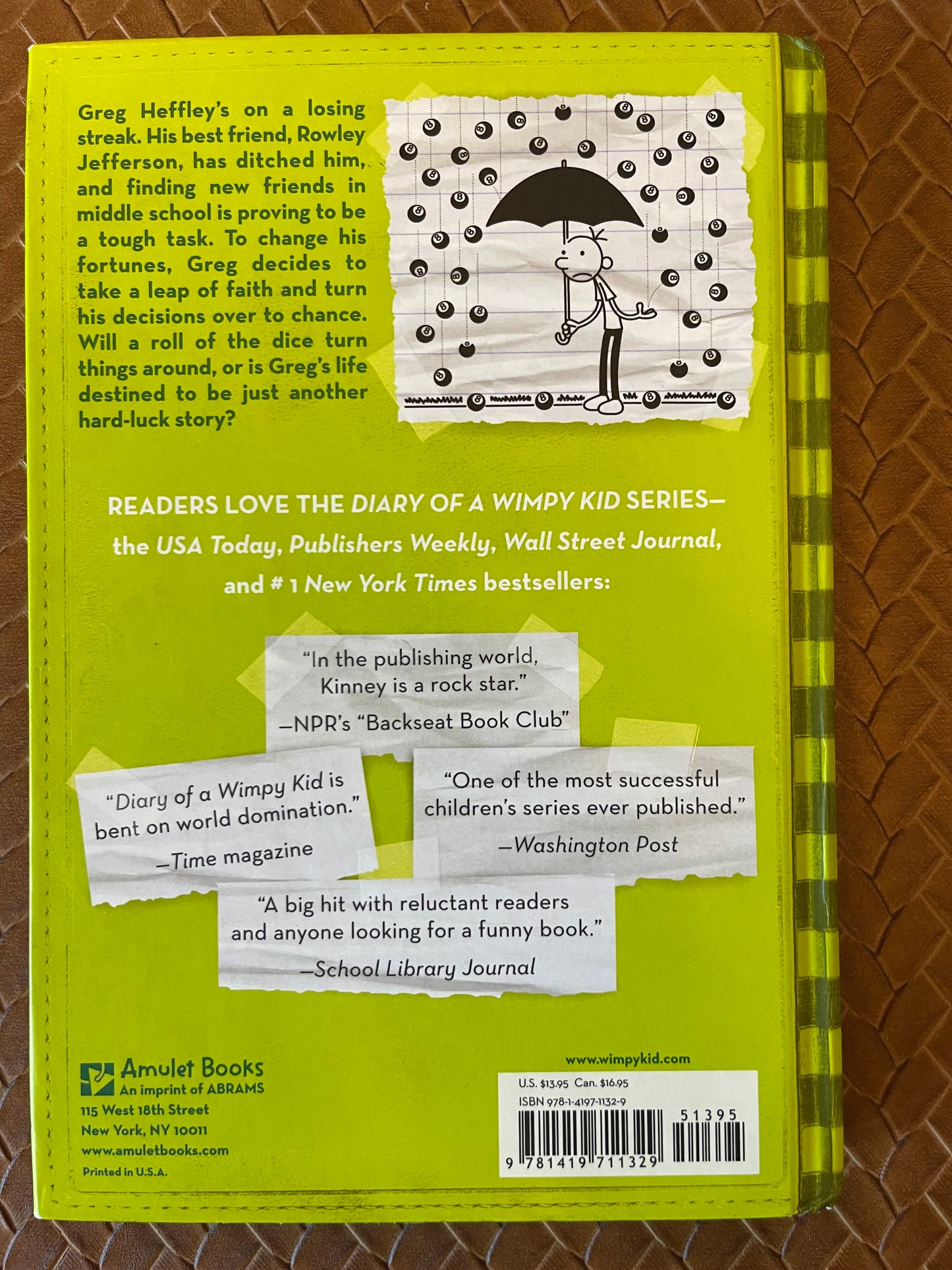Diary of a Wimpy Kid #8: Hard Luck by Jeff Kinney