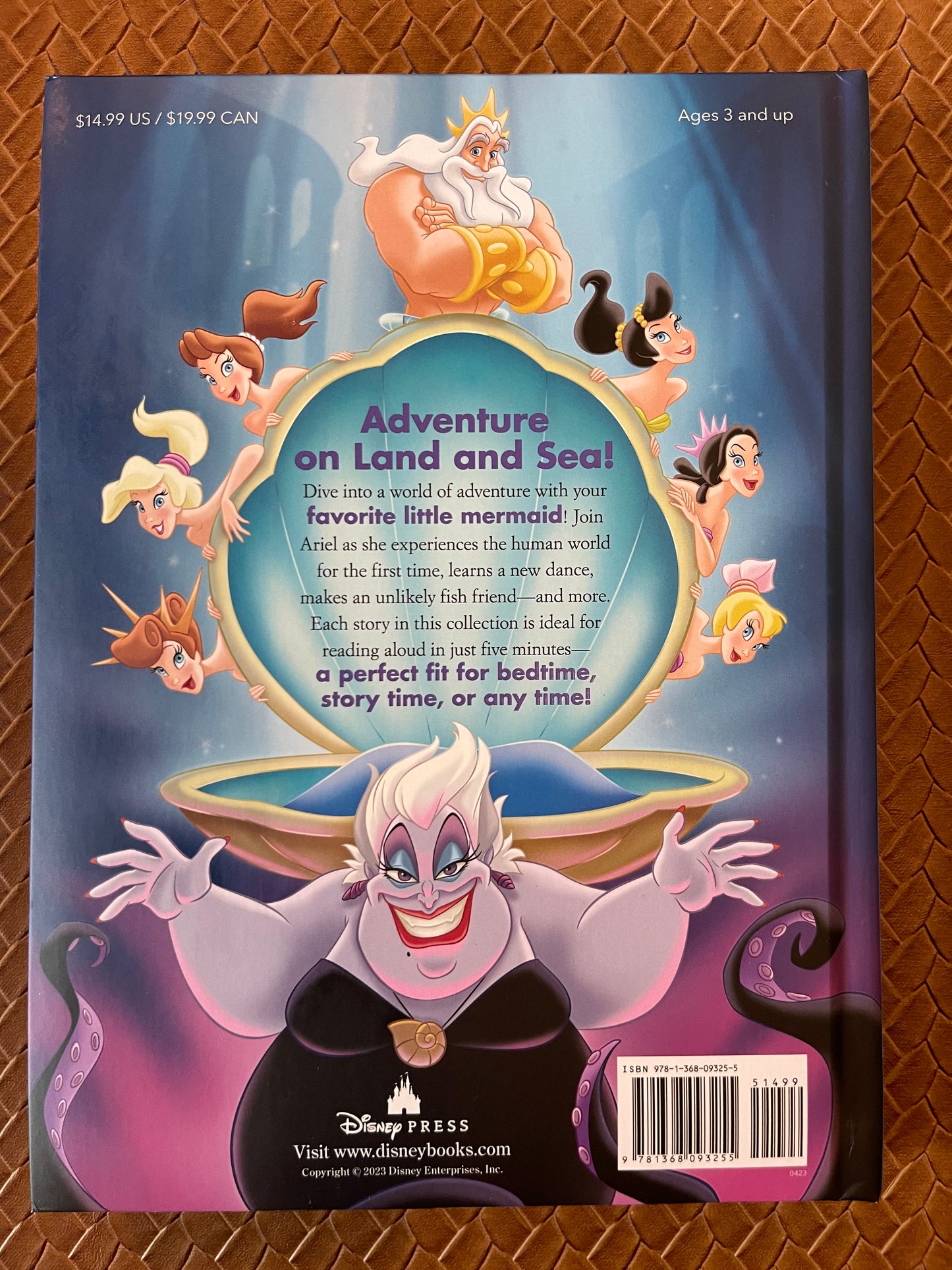 Disney: 5-Minute The Little Mermaid Stories by Disney Books (Hardcover)