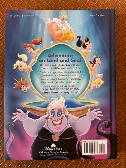 Disney: 5-Minute The Little Mermaid Stories by Disney Books (Hardcover)