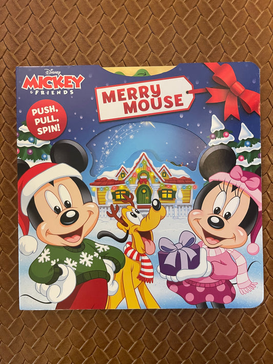 Disney Mickey: Merry Mouse (Push-Pull-Spin Stories) by Grace Baranowski (Board Book - New)