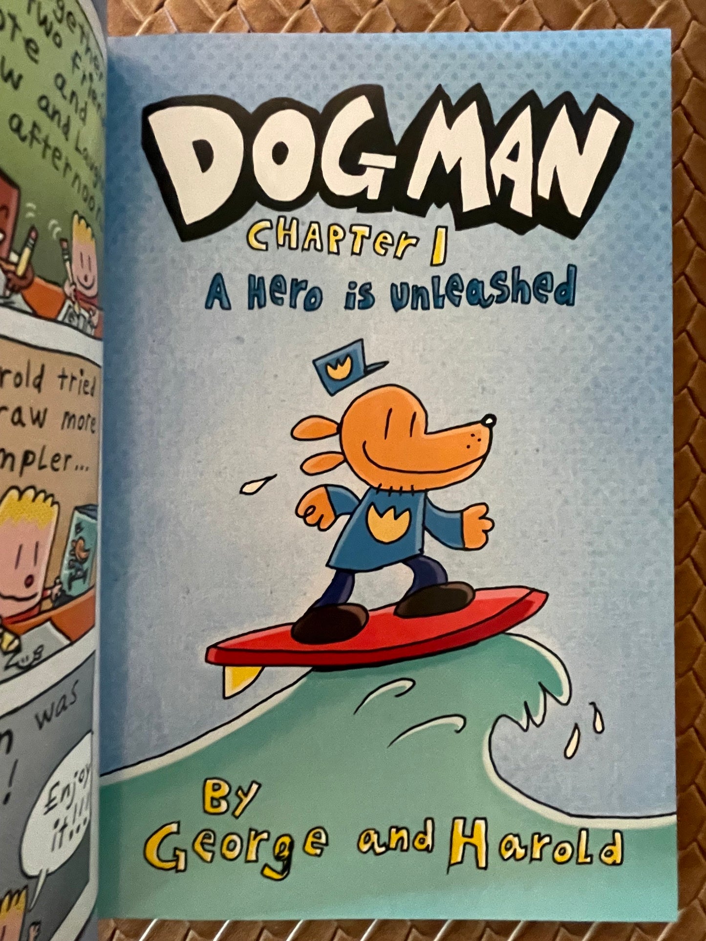 Dog Man #1: Dog Man by Dav Pilkey (Hardcover)