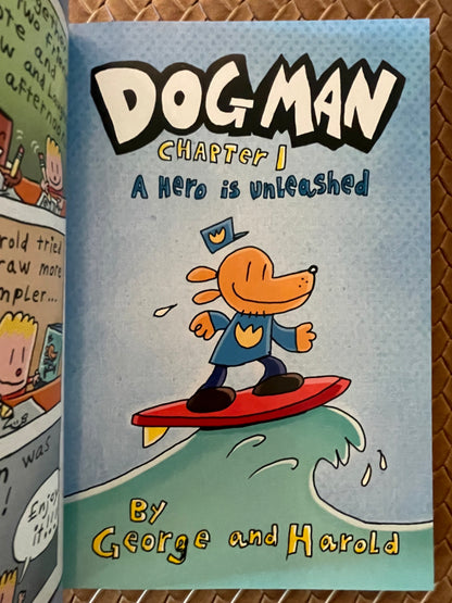 Dog Man #1: Dog Man by Dav Pilkey (Hardcover)