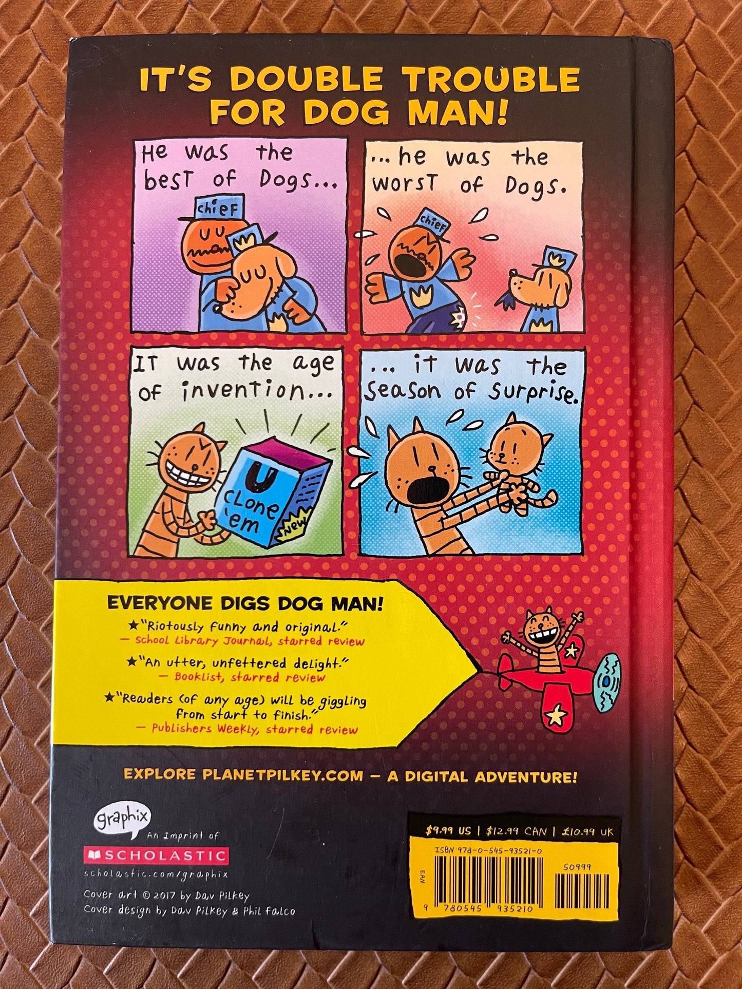 Dog Man #3: A Tale of Two Kitties by Dav Pilkey (Hardcover)