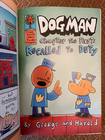 Dog Man #3: A Tale of Two Kitties by Dav Pilkey (Hardcover)
