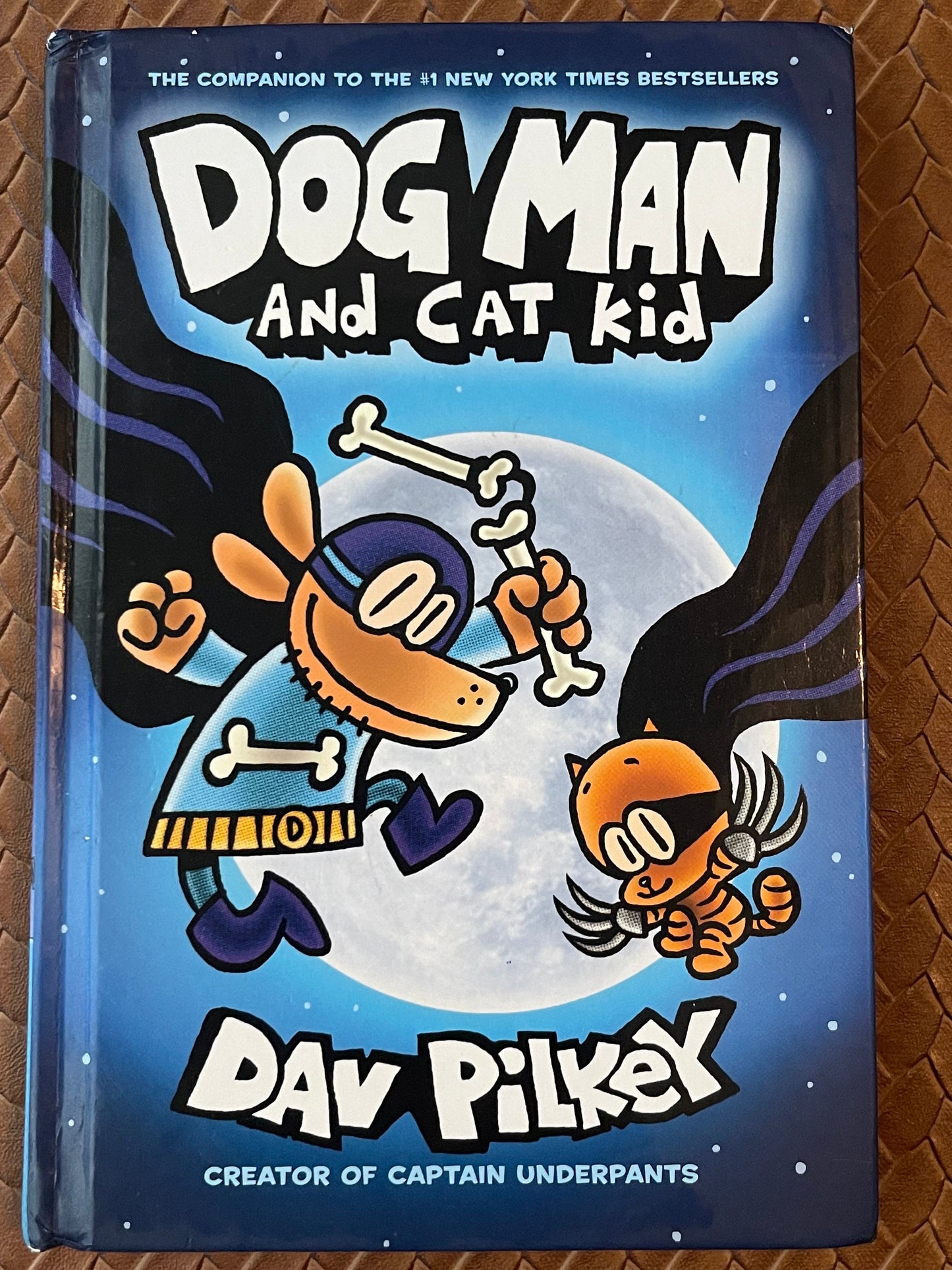Dog Man #4: Dog Man and Cat Kid by Dav Pilkey (Hardcover)