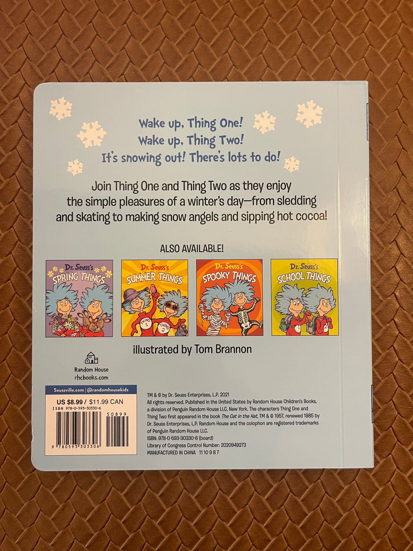 Dr. Seuss's Winter Things by Dr. Seuss (Board Book - New)