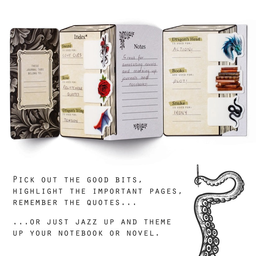 Eclectionery Journal Tabs - Sci-Fi & Fantasy