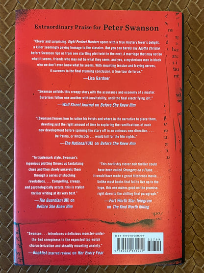 Eight Perfect Murders by Peter Swanson (Hardcover)