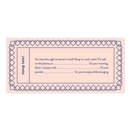 Fill in the Love® Mom Vouchers