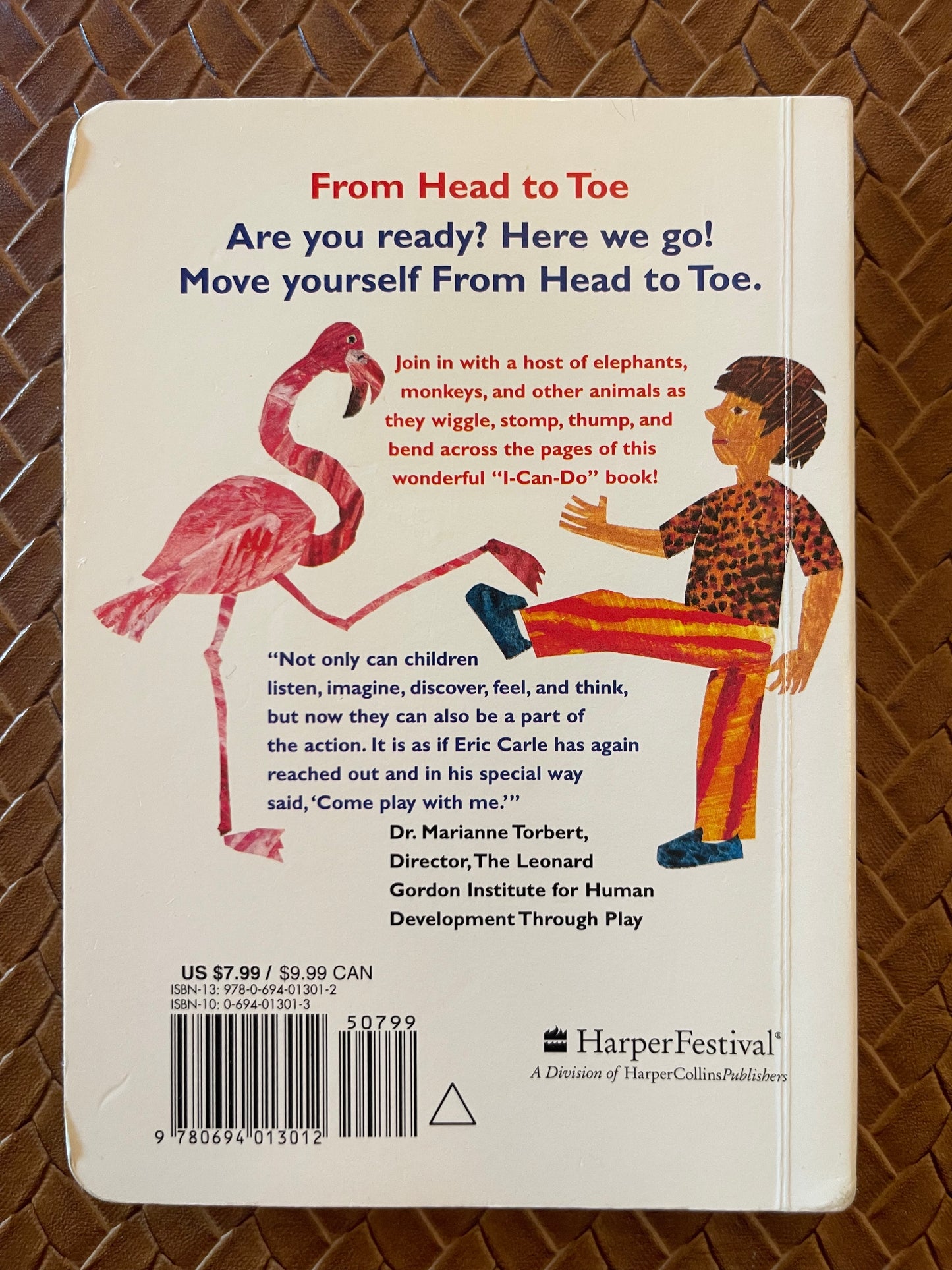 From Head to Toe by Eric Carle (Board Book)