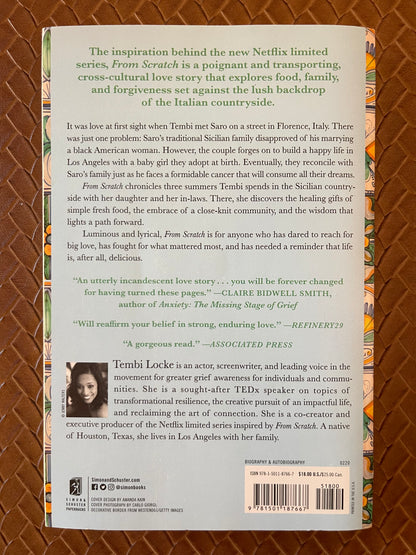 From Scratch: A Memoir of Love, Sicily, and Finding Home by Tembi Locke (Paperback)