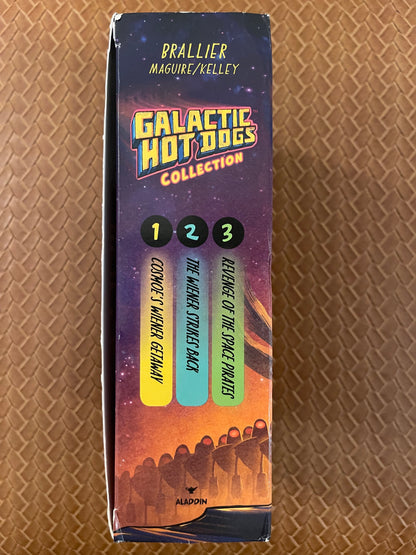 Galactic Hot Dogs Collection (Boxed Set): Galactic Hot Dogs 1; Galactic Hot Dogs 2; Galactic Hot Dogs 3 by Max Brallier, Rachel Maguire (Illustrations), Nichole Kelley (Illustrations)
