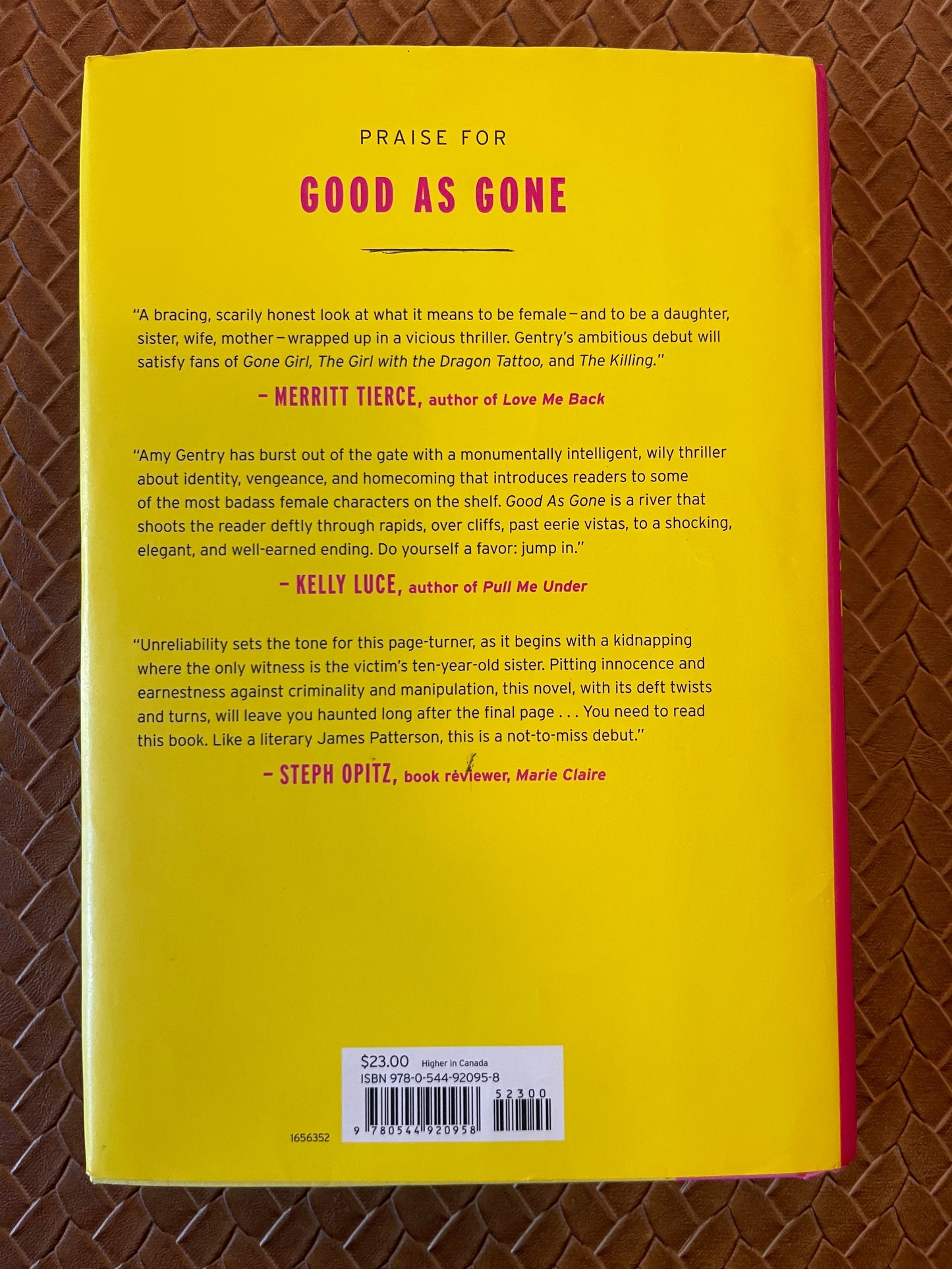 Good as Gone by Amy Gentry (Hardcover)