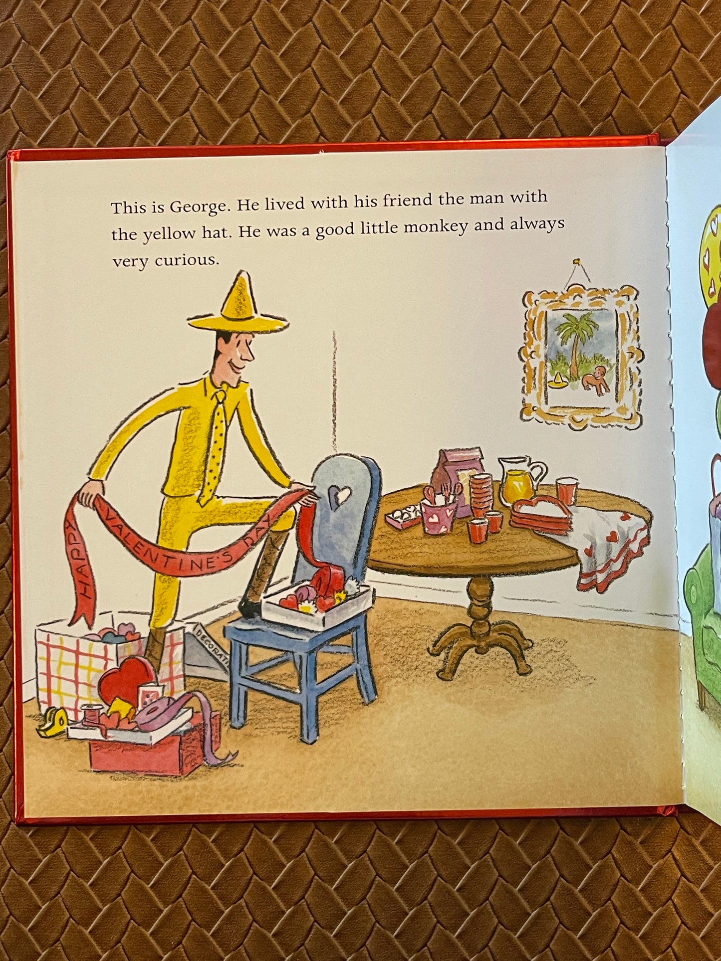 Happy Valentine's Day, Curious George by H.A. Rey, N. Di Angelo, Mary O'Keefe Young (Hardcover)