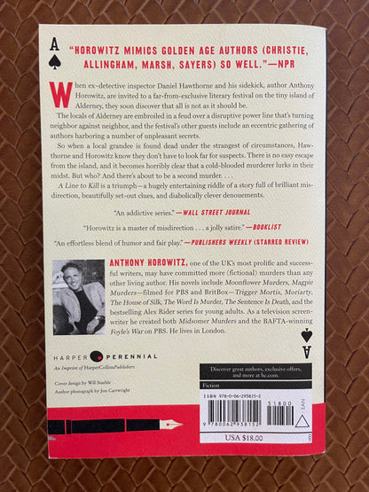 Hawthorne & Horowitz #3: A Line to Kill by Anthony Horowitz (Paperback)