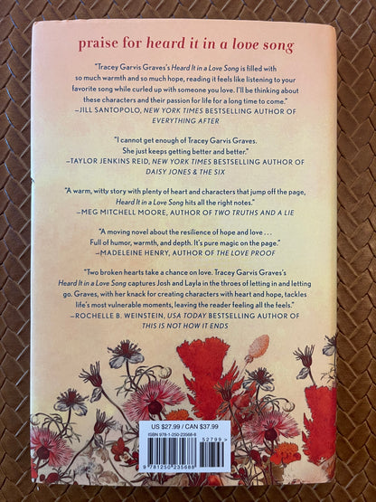 Heard It in a Love Song by Tracey Garvis Graves (Hardcover)