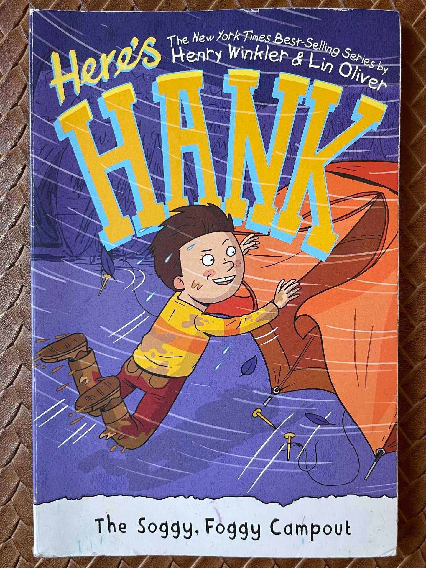 The Soggy, Foggy Campout (Here's Hank #8) by Henry Winkler, Lin Oliver, Scott Garrett (Illustrator)
