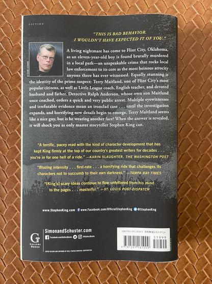 Holly Gibney #1: The Outsider by Stephen King (Paperback)
