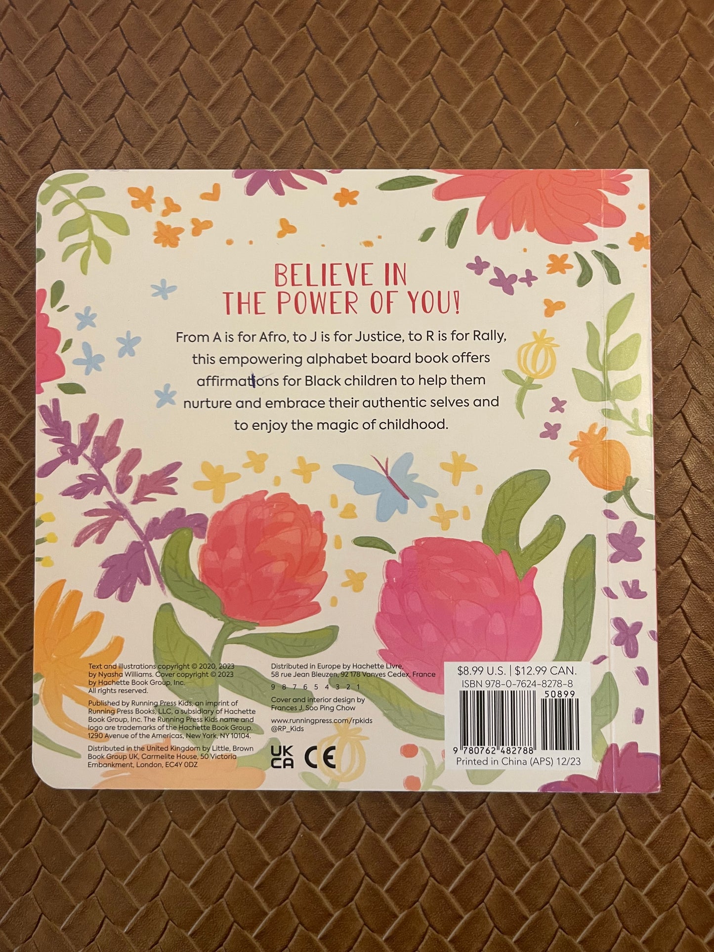 I Affirm Me: The ABCs of Inspiration for Black Kids by Nyasha Williams, Sóf'ya Glushkó (Board Book - New)