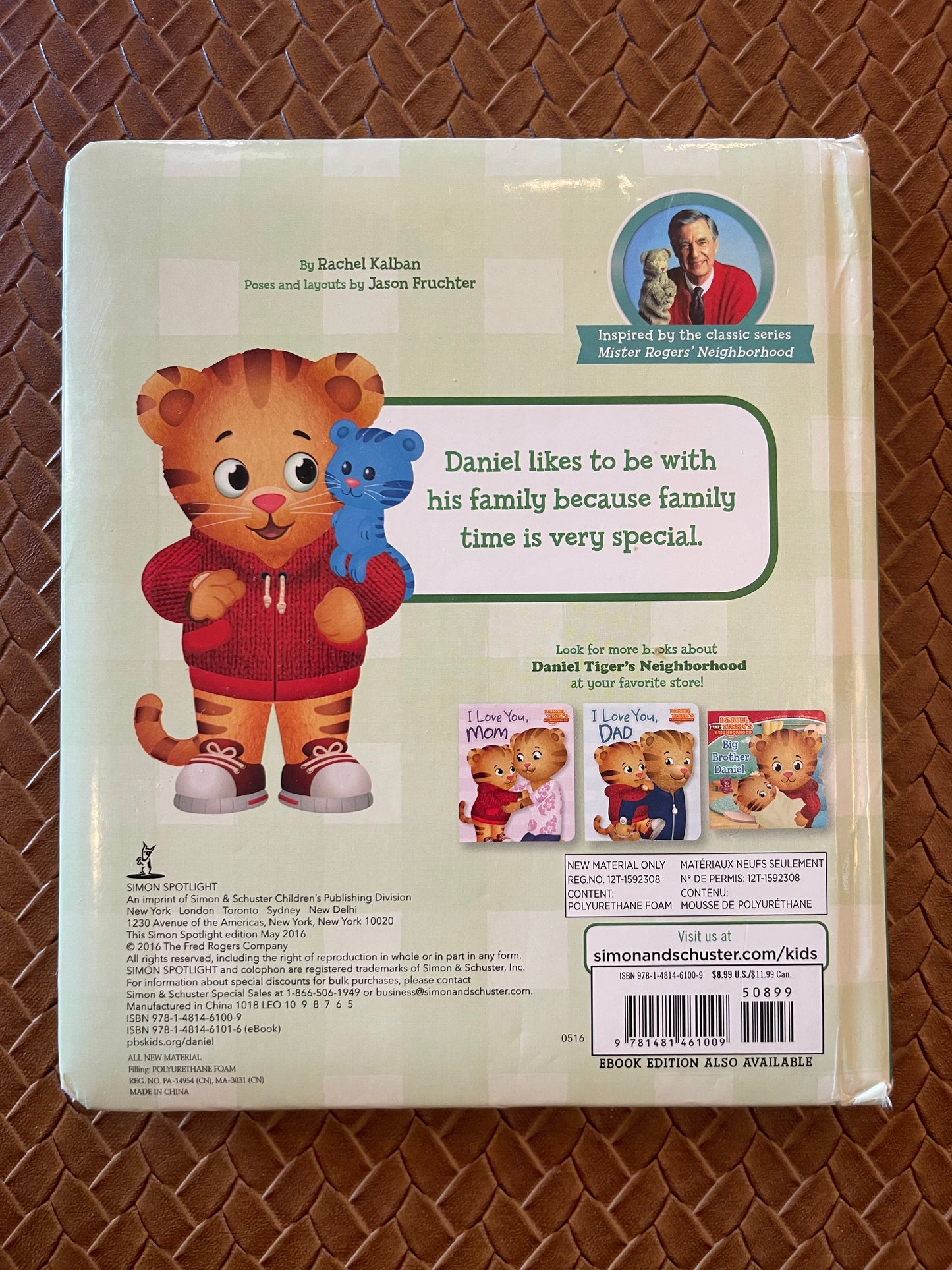 Daniel Tiger's Neighborhood: I Like to Be with My Family by Rachel Kalban (Board Book)