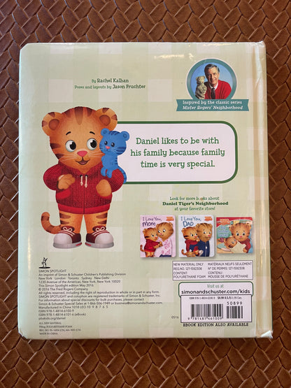 Daniel Tiger's Neighborhood: I Like to Be with My Family by Rachel Kalban (Board Book)
