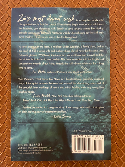 I Will Leave You Never by Ann Putnam (Paperback)