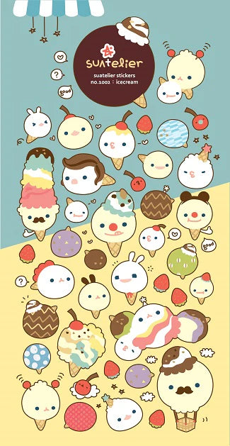 Ice Cream Paper Sticker