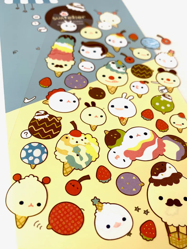 Ice Cream Paper Sticker