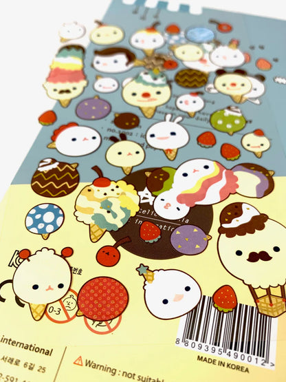 Ice Cream Paper Sticker