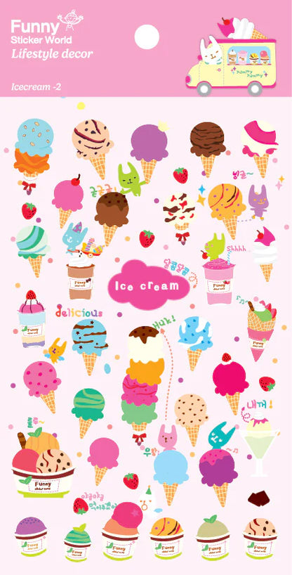 Ice Cream Sticker