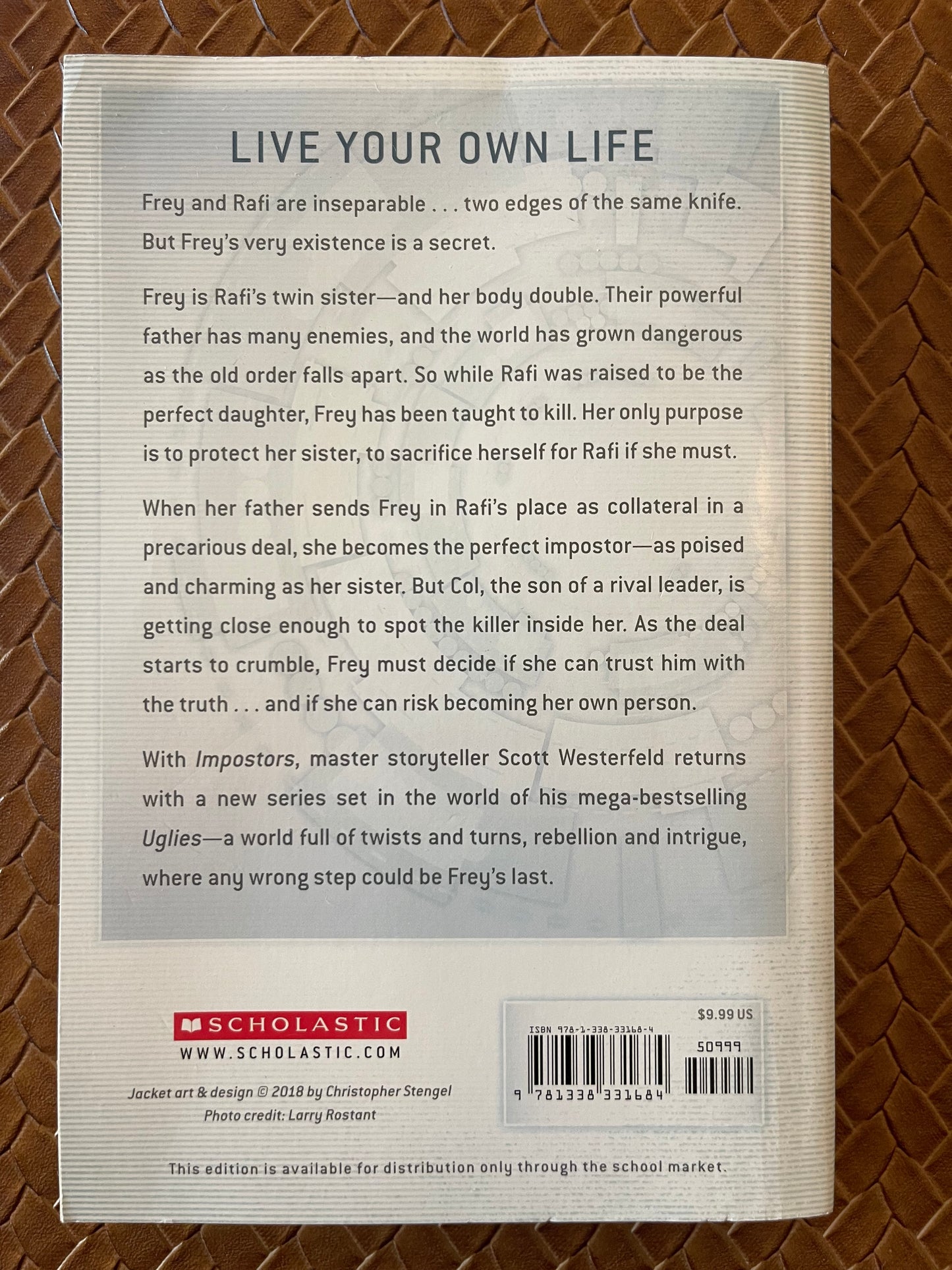 Impostors #1: Imposters by Scott Westerfeld (Paperback)