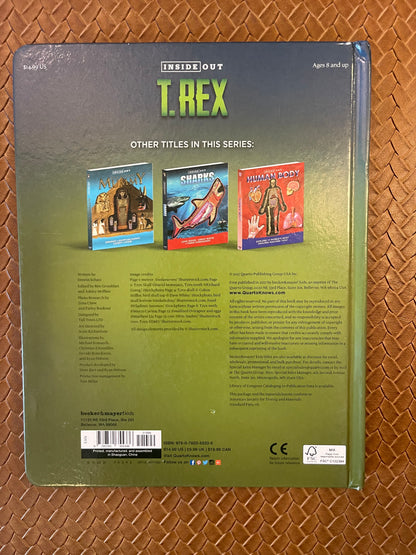 Inside Out T. Rex: Explore the World's Most Famous Dinosaur! by Dennis Schatz (Board Book)
