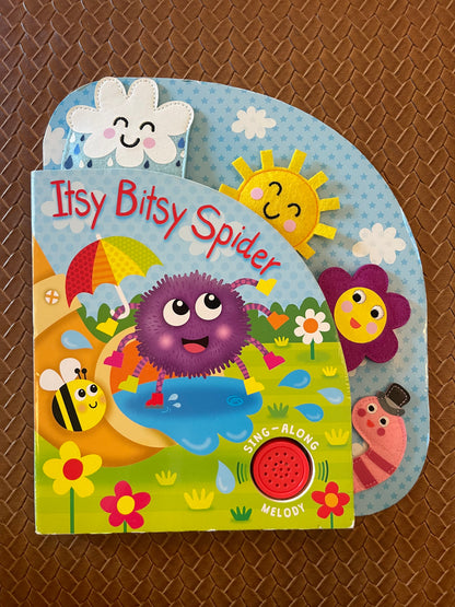 Itsy Bitsy Spider: Sing-Along Melody by Jennie Bradley (Board Book)