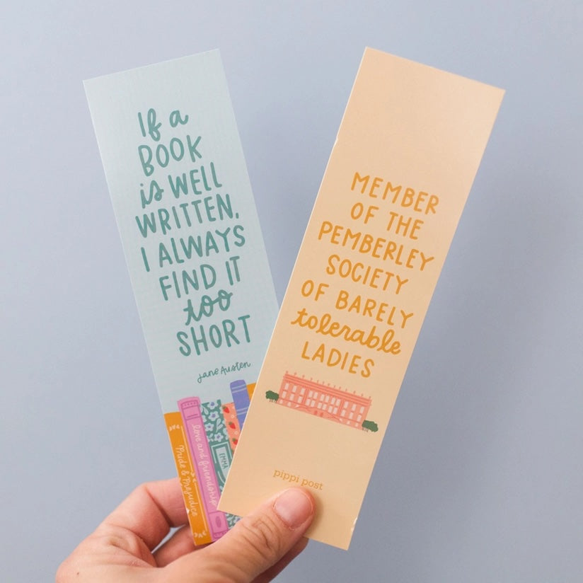 Jane Austen Books Bookmark Set