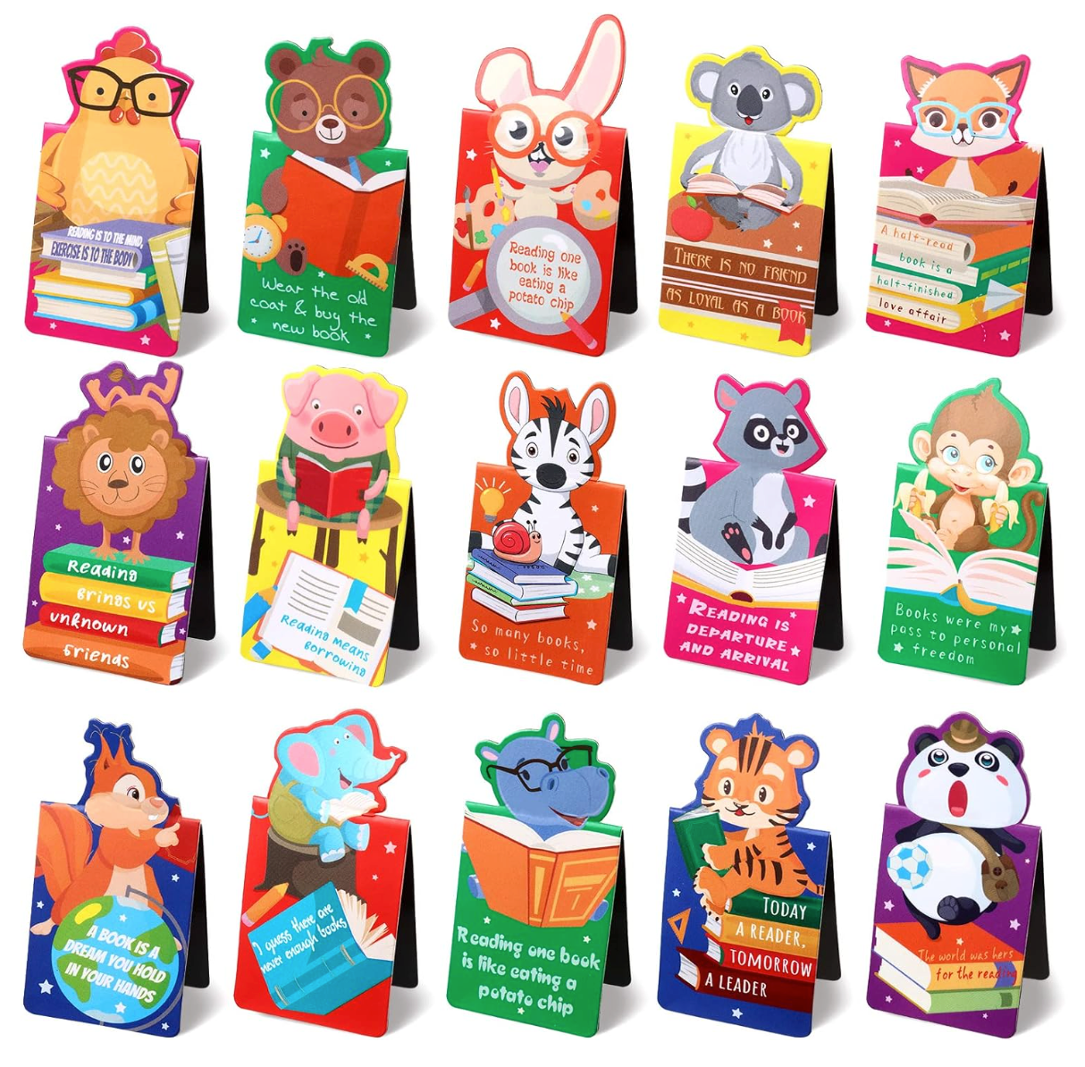 Kids Animal Magnetic Bookmark