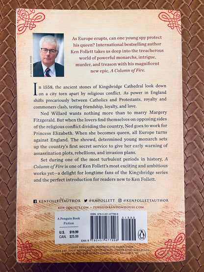 Kingsbridge #3: A Column of Fire by Ken Follett (Paperback)