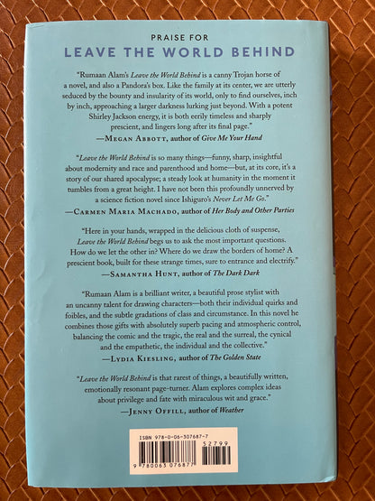 Leave the World Behind by Rumaan Alam Barnes & Noble Book Club Exclusive (Hardcover)