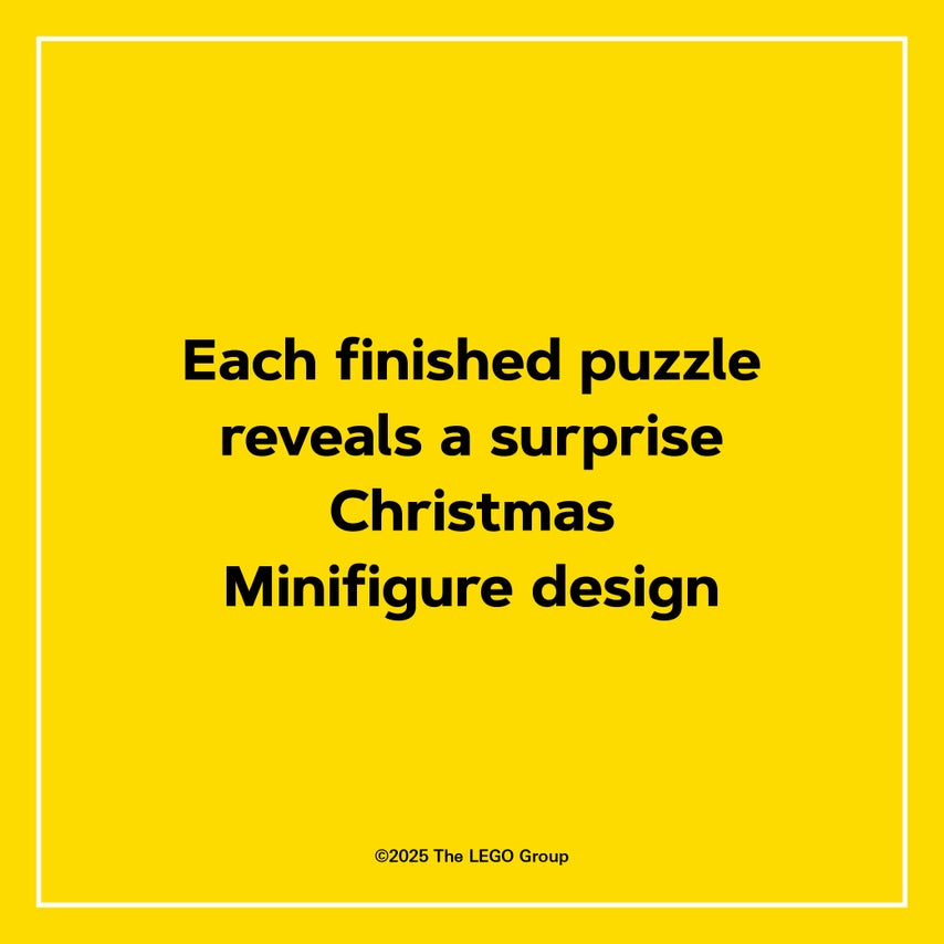 Lego Mystery Minifigure Mini Puzzle - Christmas Edition