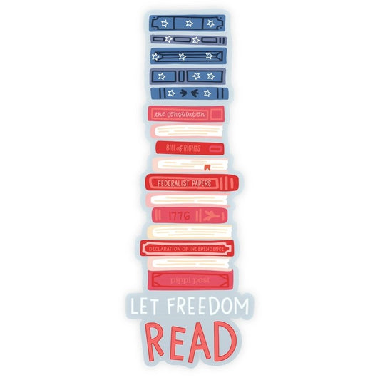 Let Freedom Read Transparent Bookmark