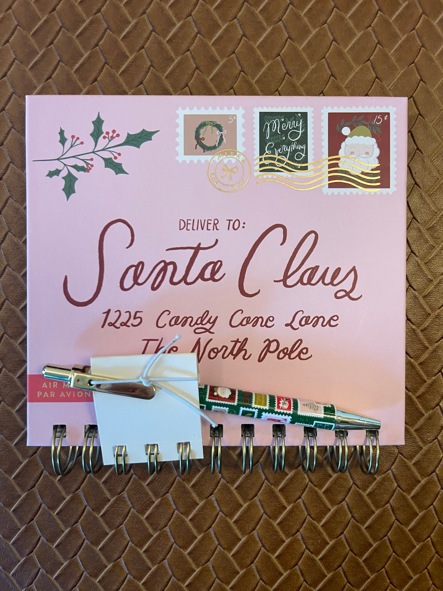 Letter to Santa Notebook and Pen Set