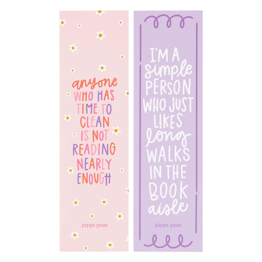 Long Walks in the Book Aisle Bookmark Set