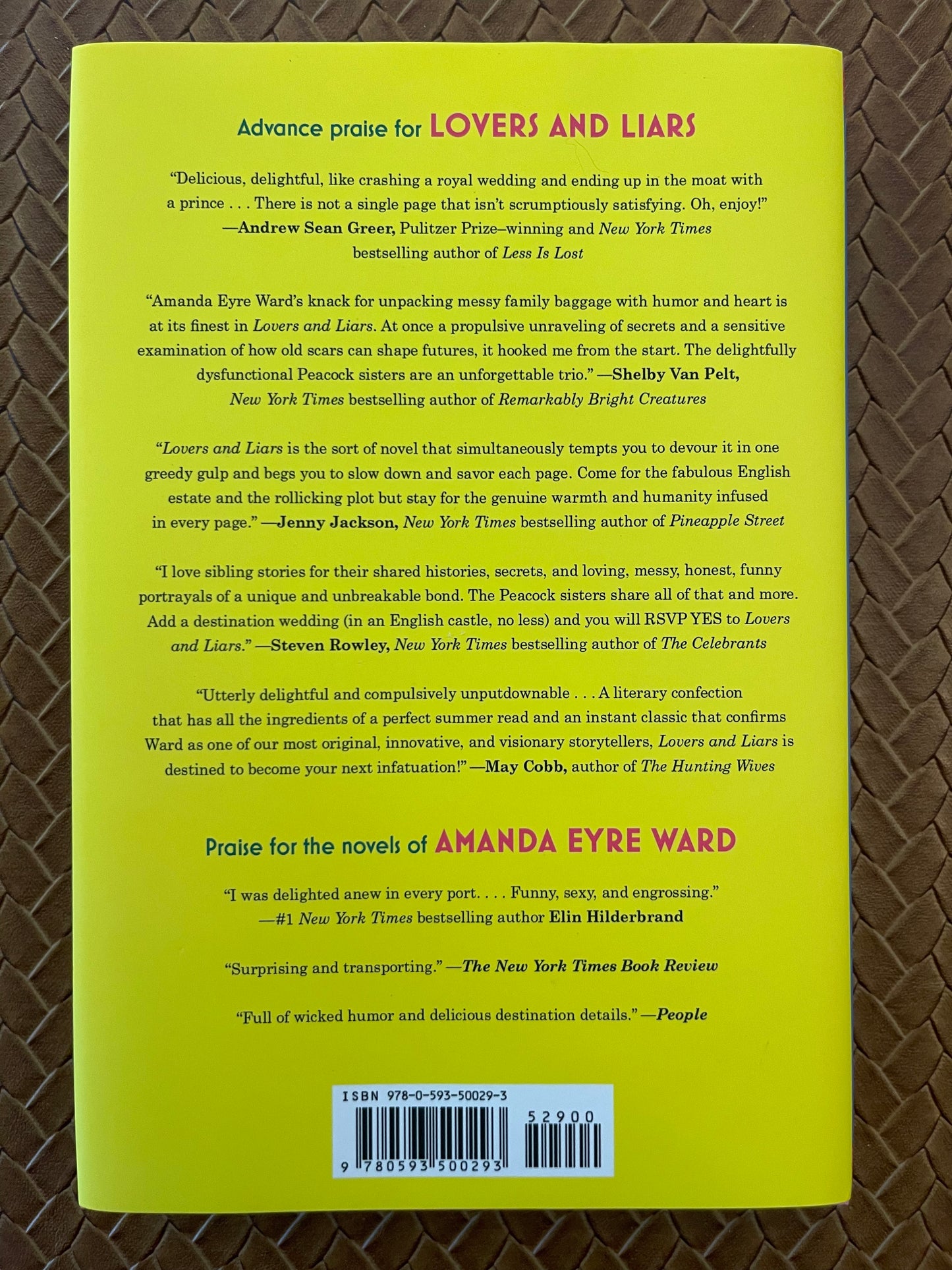 Lovers and Liars: A Novel by Amanda Eyre Ward (Hardcover)