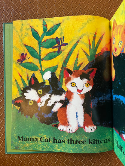 Mama Cat Has Three Kittens by Denise Fleming (Hardcover)
