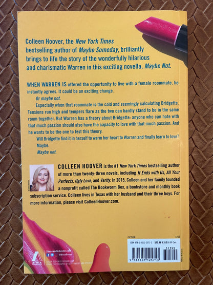 Maybe #1.5: Maybe Not by Colleen Hoover (Paperback)