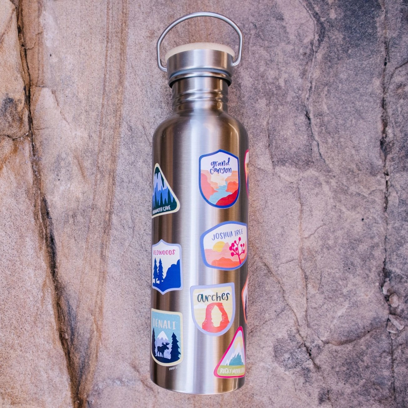 National Parks Badge Waterbottle