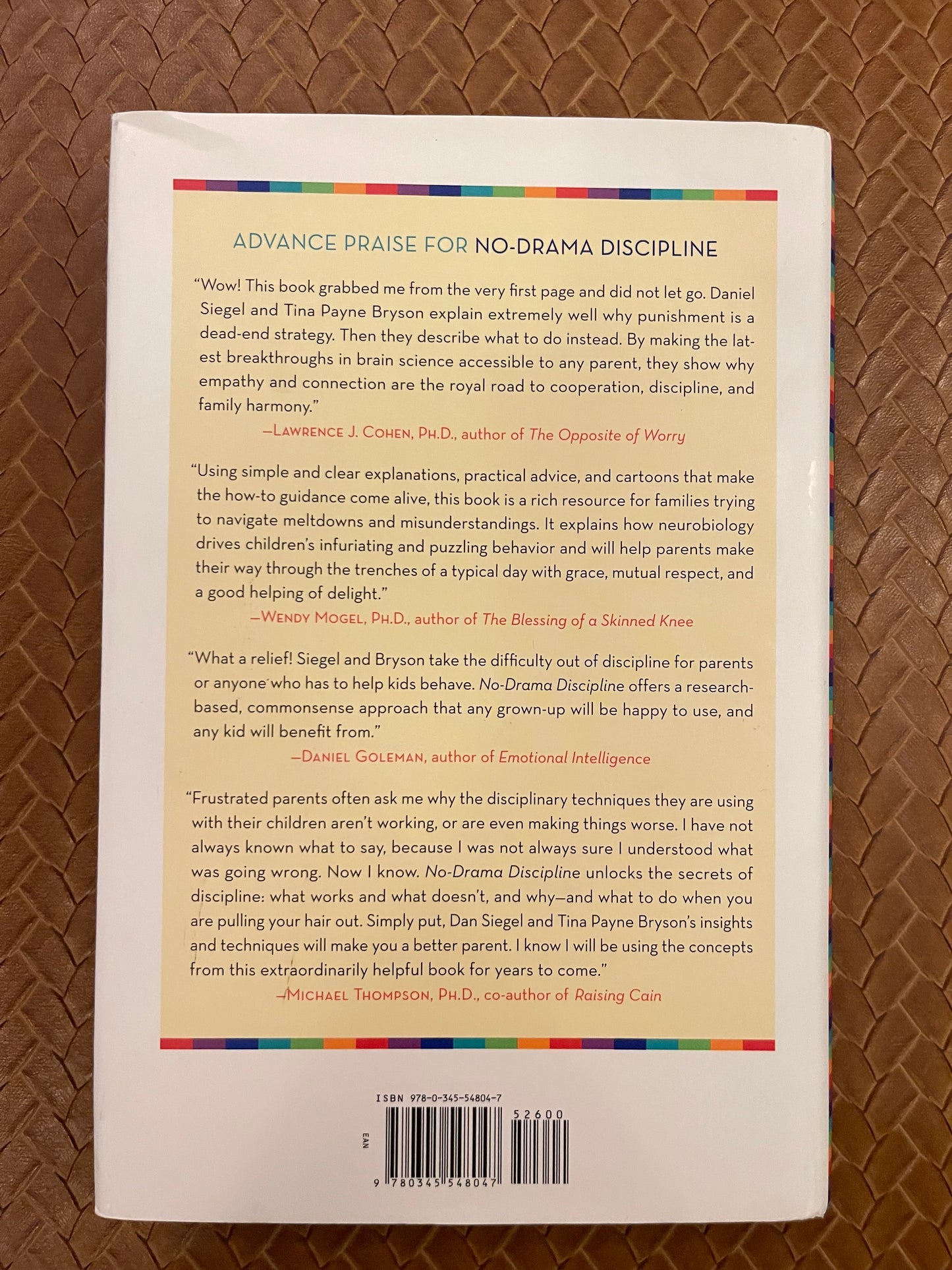 No-Drama Discipline: The Whole-Brain Way to Calm the Chaos and Nurture Your Child's Developing Mind by Daniel J. Siegel M.D., Tina Payne Bryson (Hardcover)