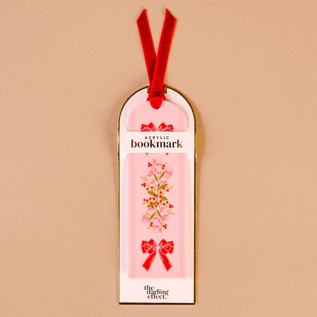Oh So Merry Acrylic Bookmark